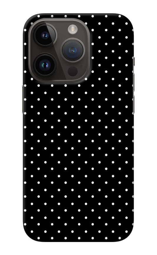 White Dots iPhone 14 Pro Back Cover