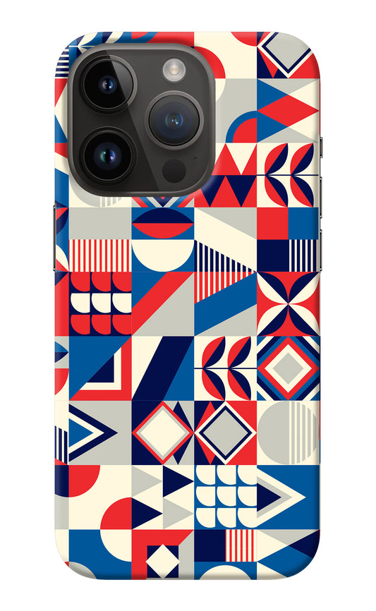 Colorful Pattern iPhone 14 Pro Back Cover