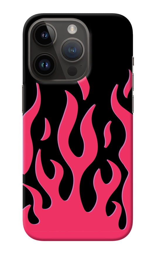 Fire Flames iPhone 14 Pro Back Cover