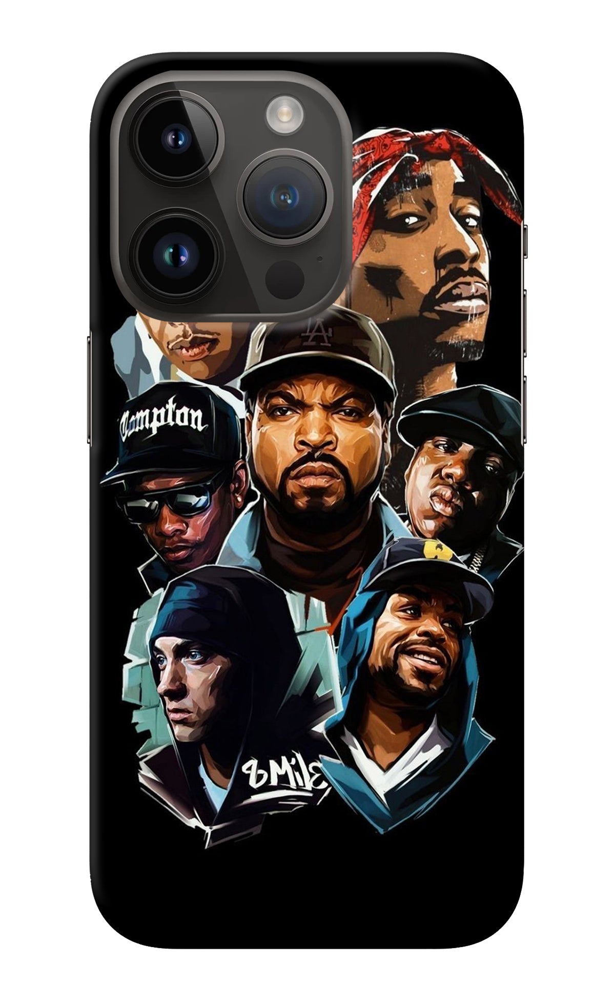 Rappers iPhone 14 Pro Back Cover