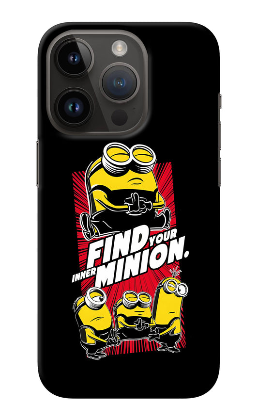 Find your inner Minion iPhone 14 Pro Back Cover