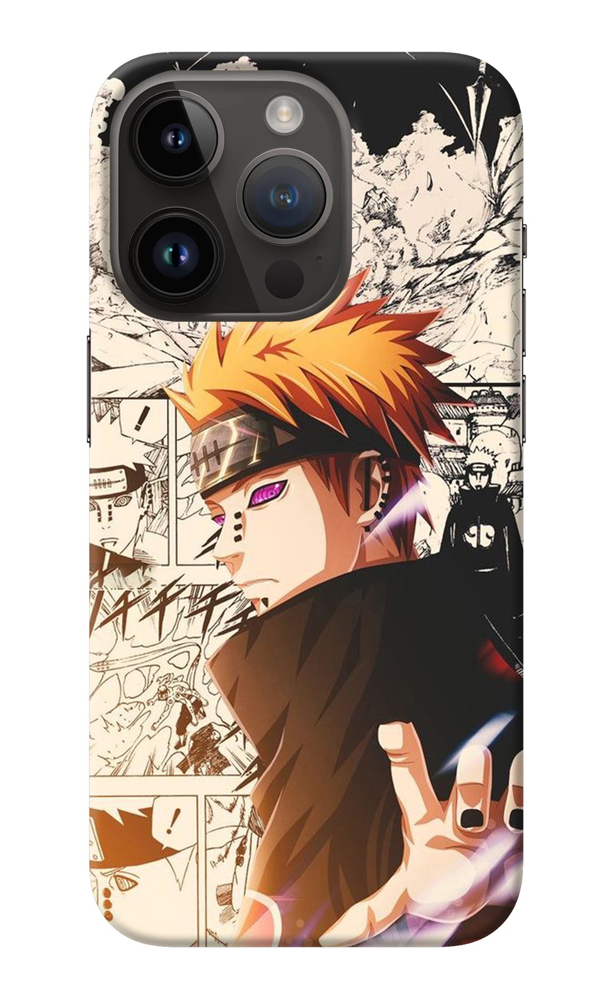 Pain Anime iPhone 14 Pro Back Cover