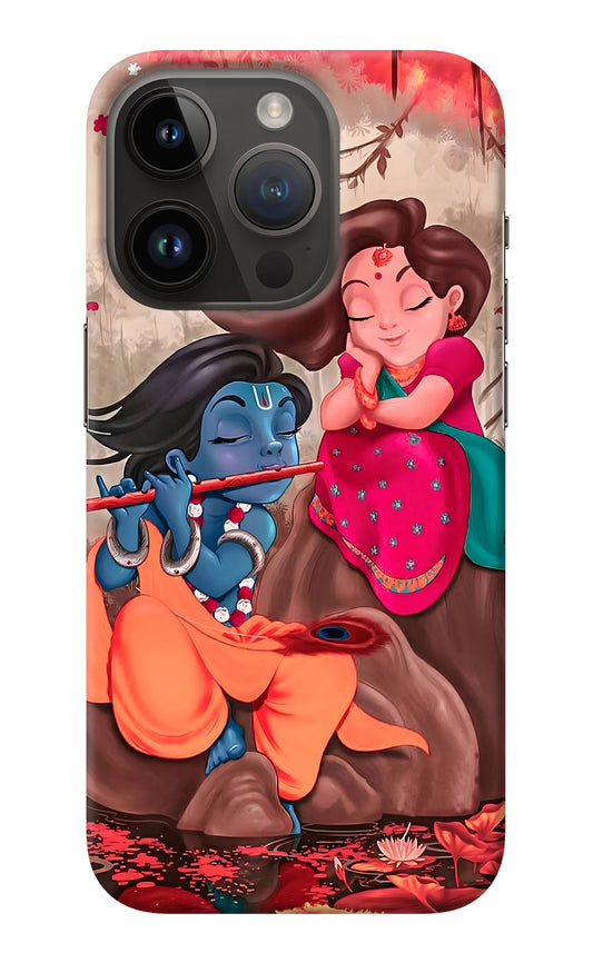 Radhe Krishna iPhone 14 Pro Back Cover