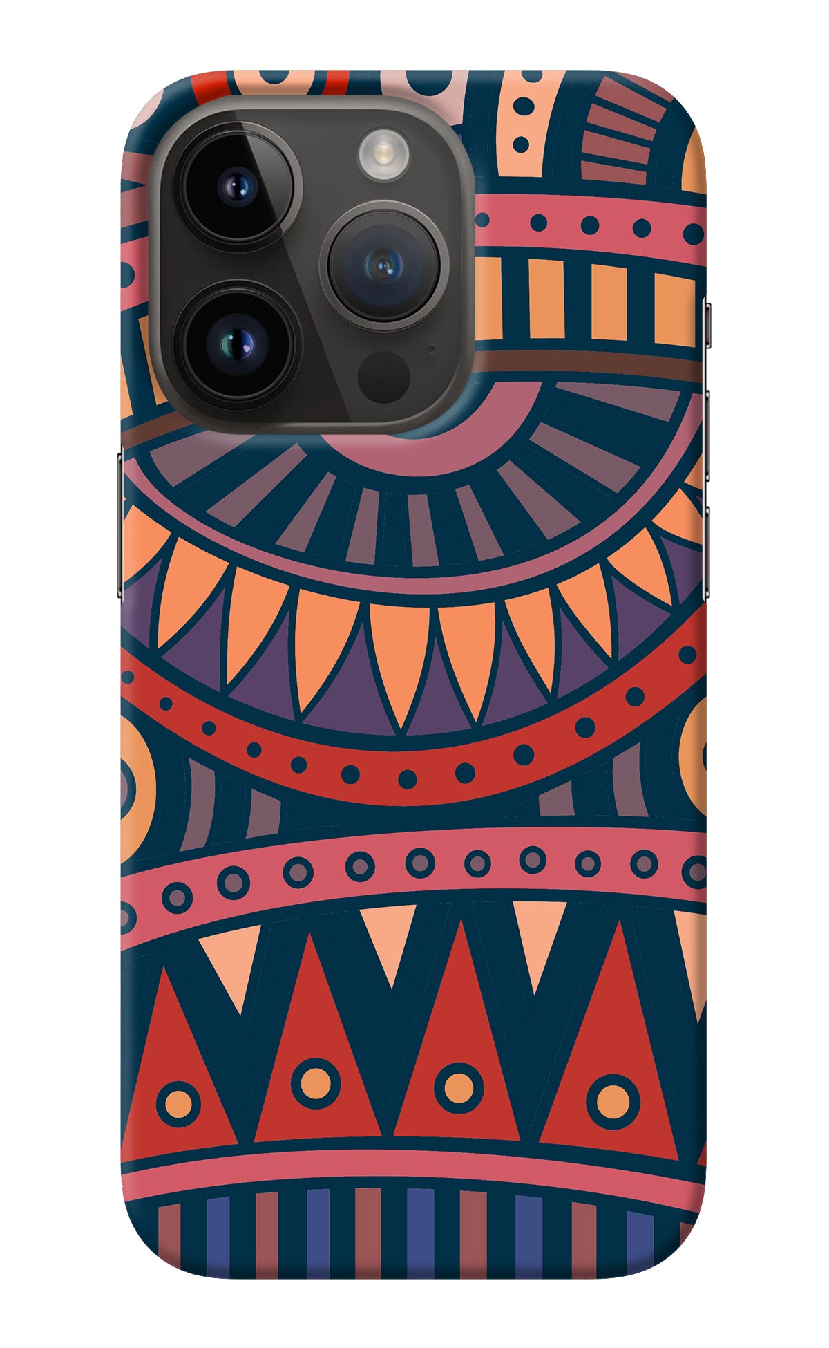 African Culture Design iPhone 14 Pro Back Cover