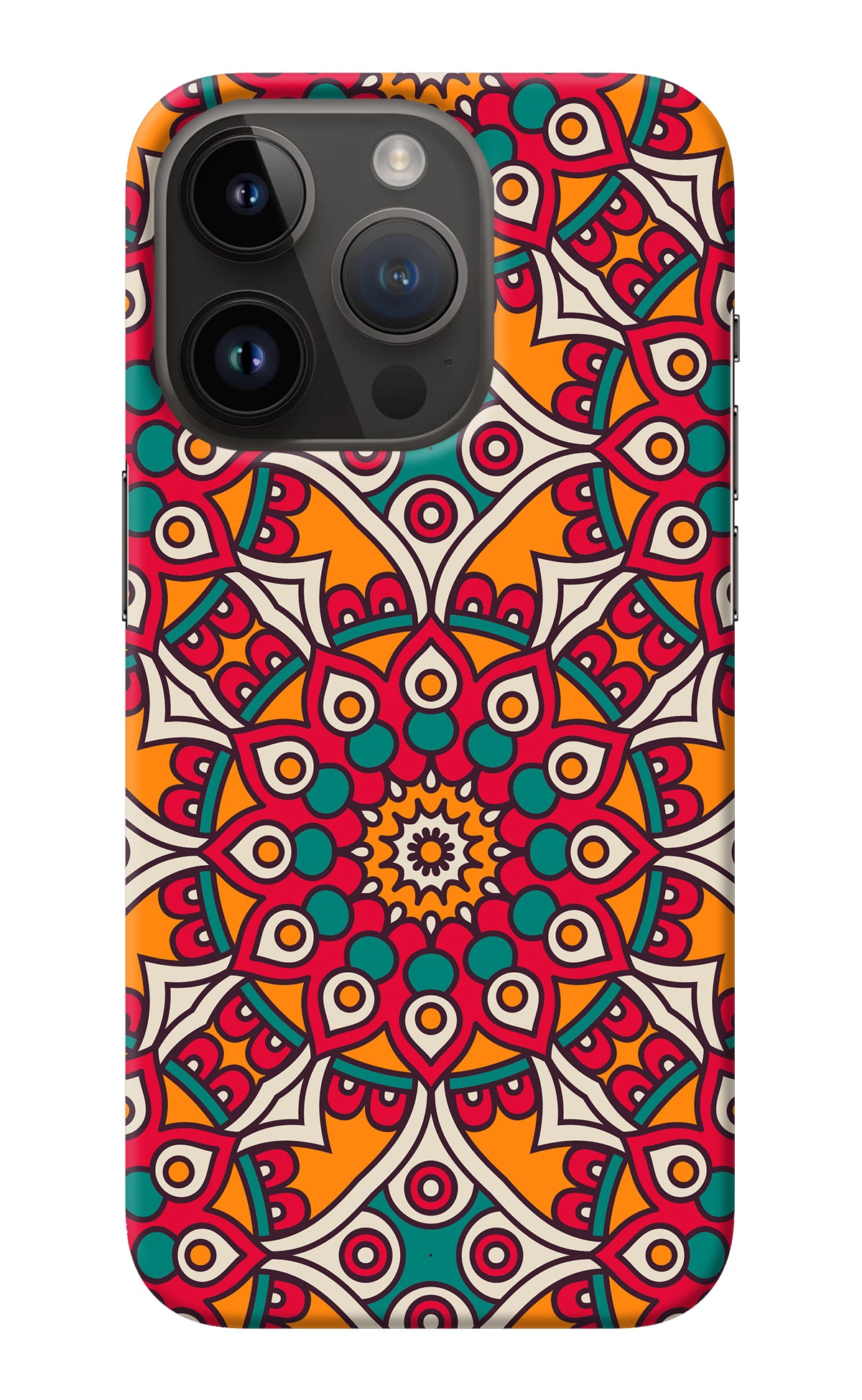 Mandala Art iPhone 14 Pro Back Cover