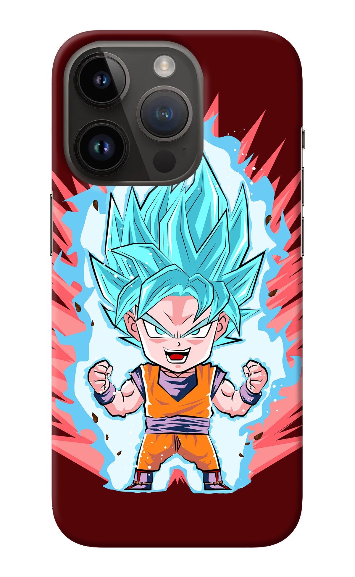 Goku Little iPhone 14 Pro Back Cover