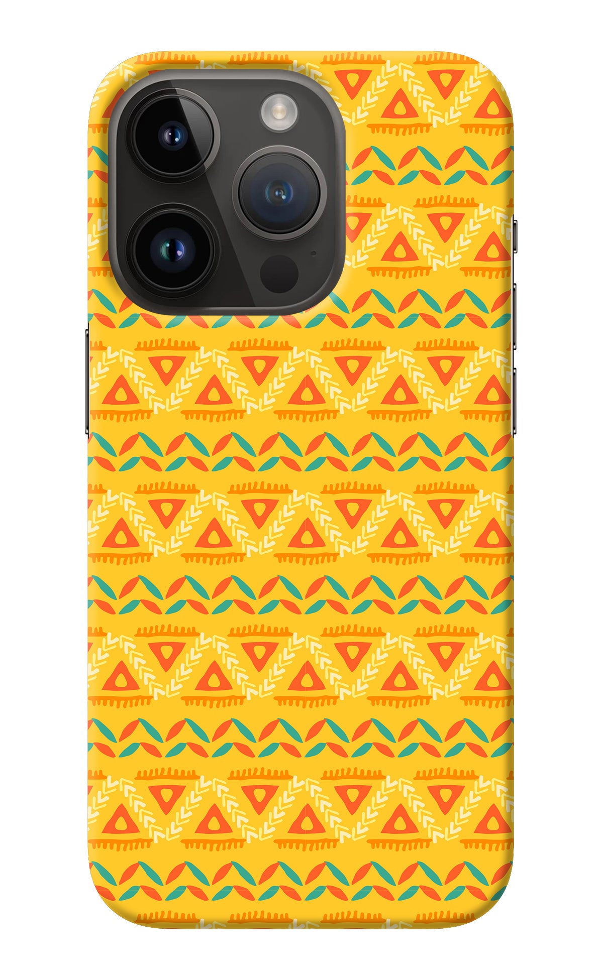 Tribal Pattern iPhone 14 Pro Back Cover