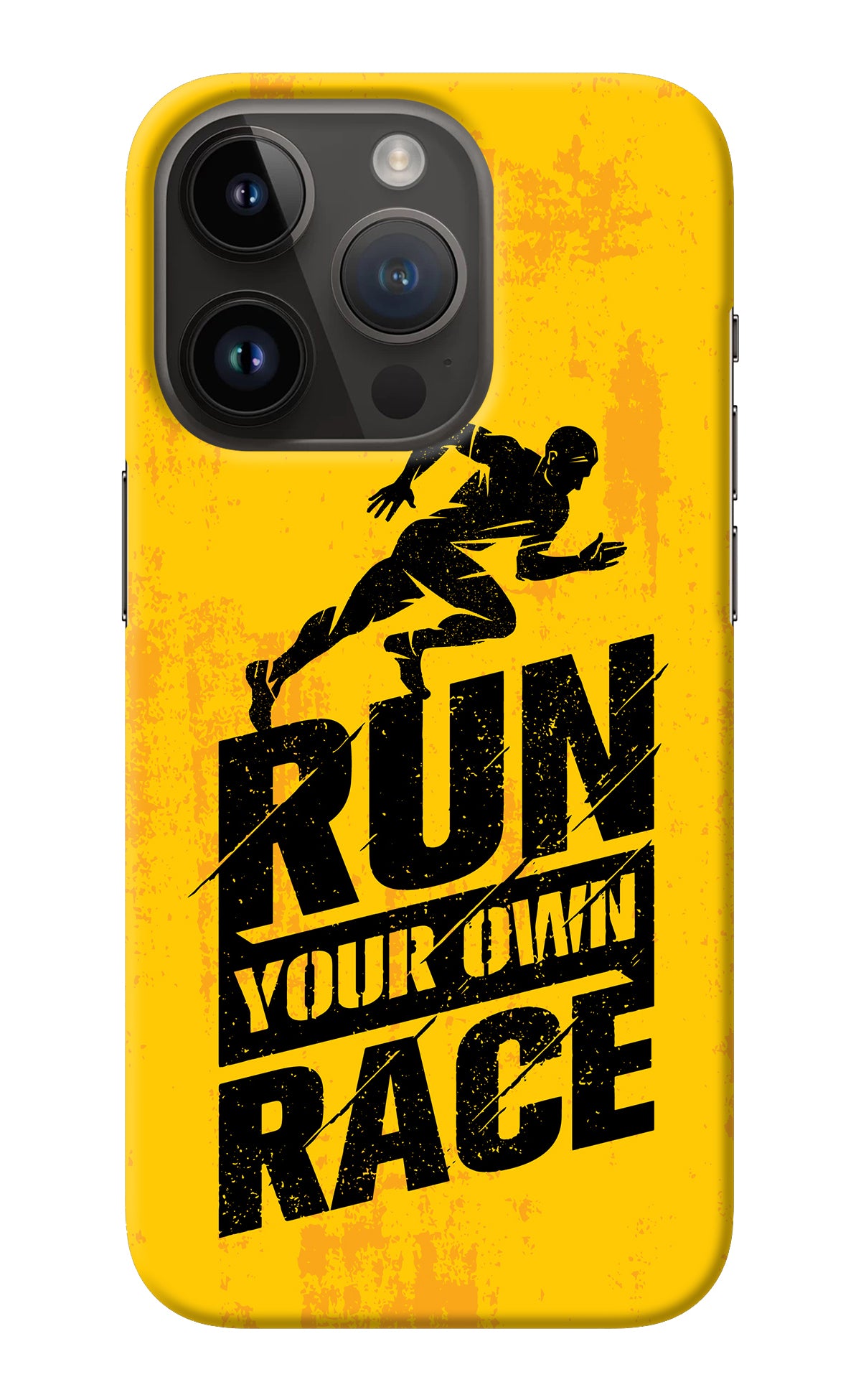 Run Your Own Race iPhone 14 Pro Back Cover