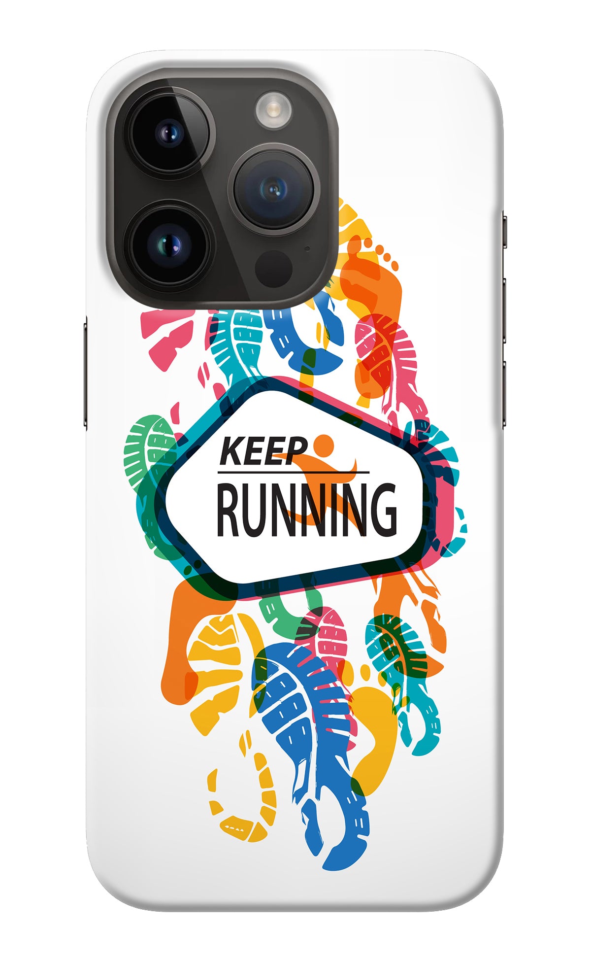 Keep Running iPhone 14 Pro Back Cover