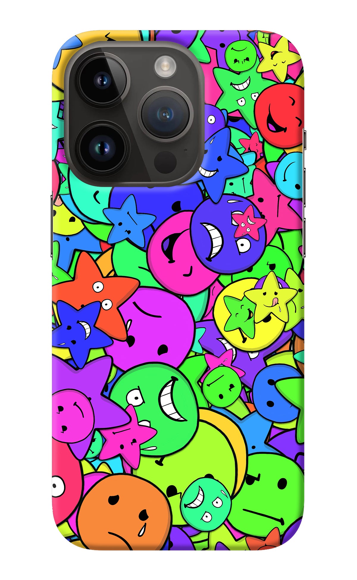Fun Doodle iPhone 14 Pro Back Cover