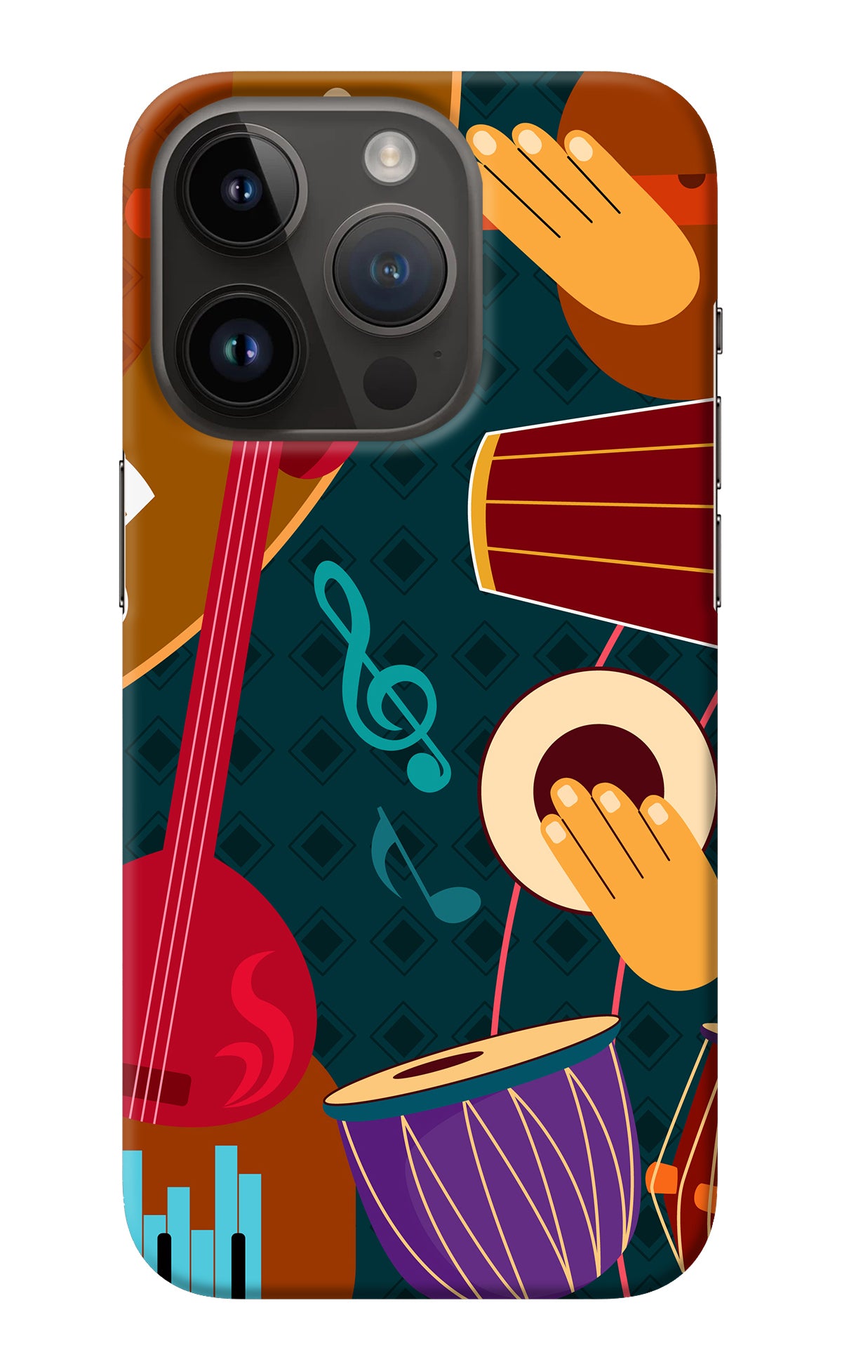 Music Instrument iPhone 14 Pro Back Cover