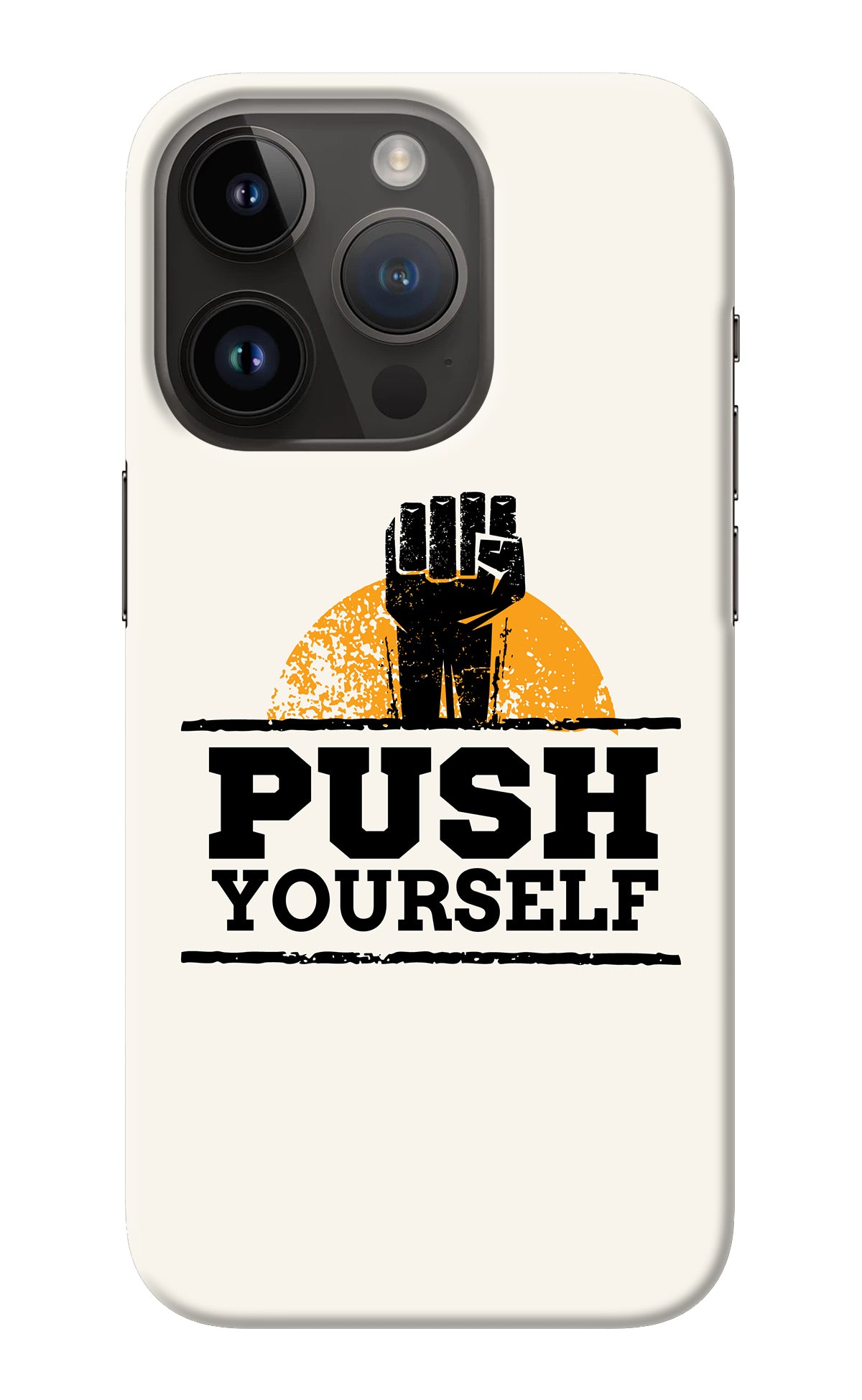 Push Yourself iPhone 14 Pro Back Cover