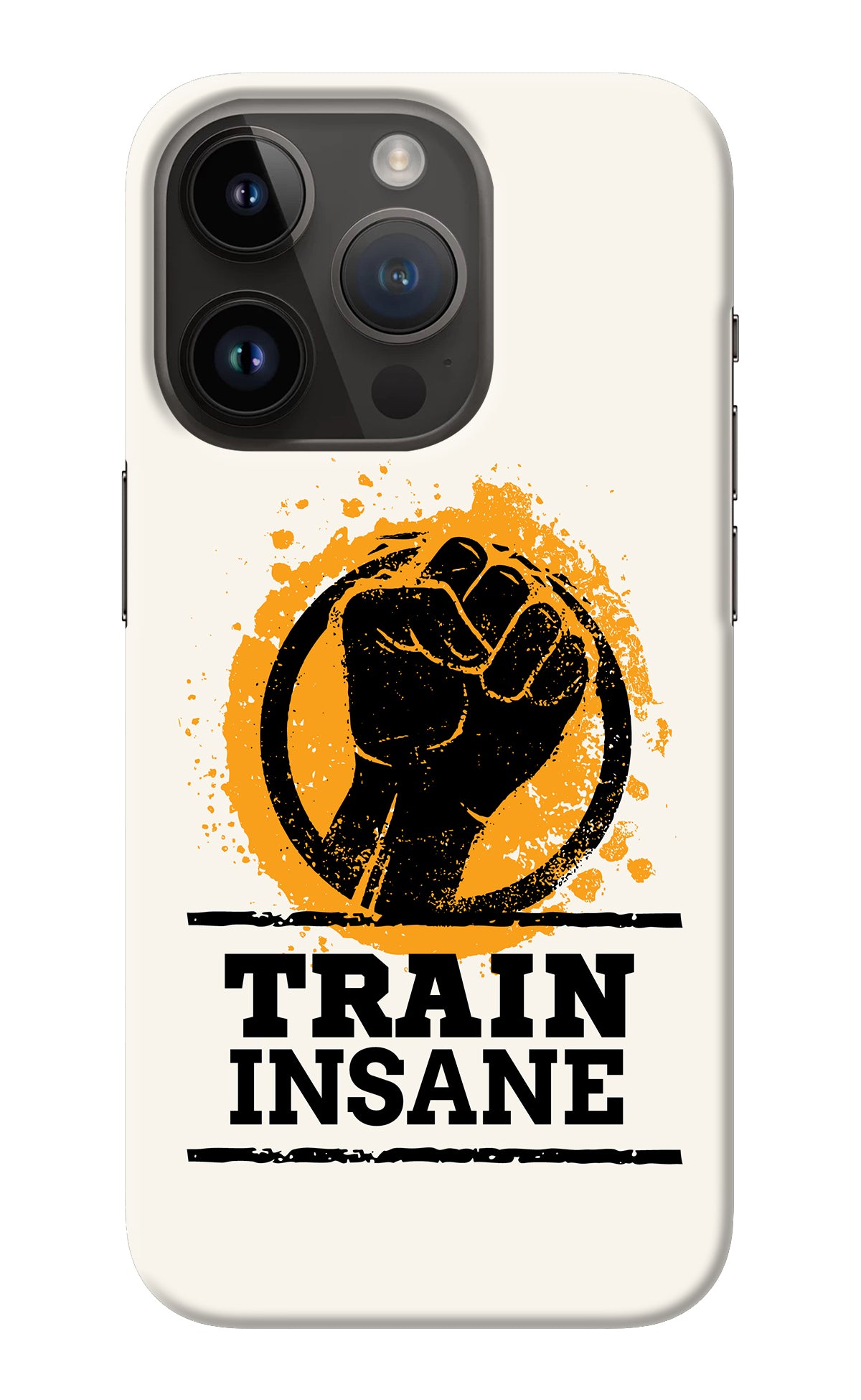 Train Insane iPhone 14 Pro Back Cover