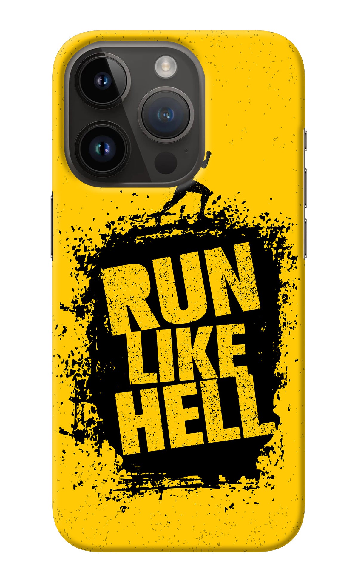 Run Like Hell iPhone 14 Pro Back Cover