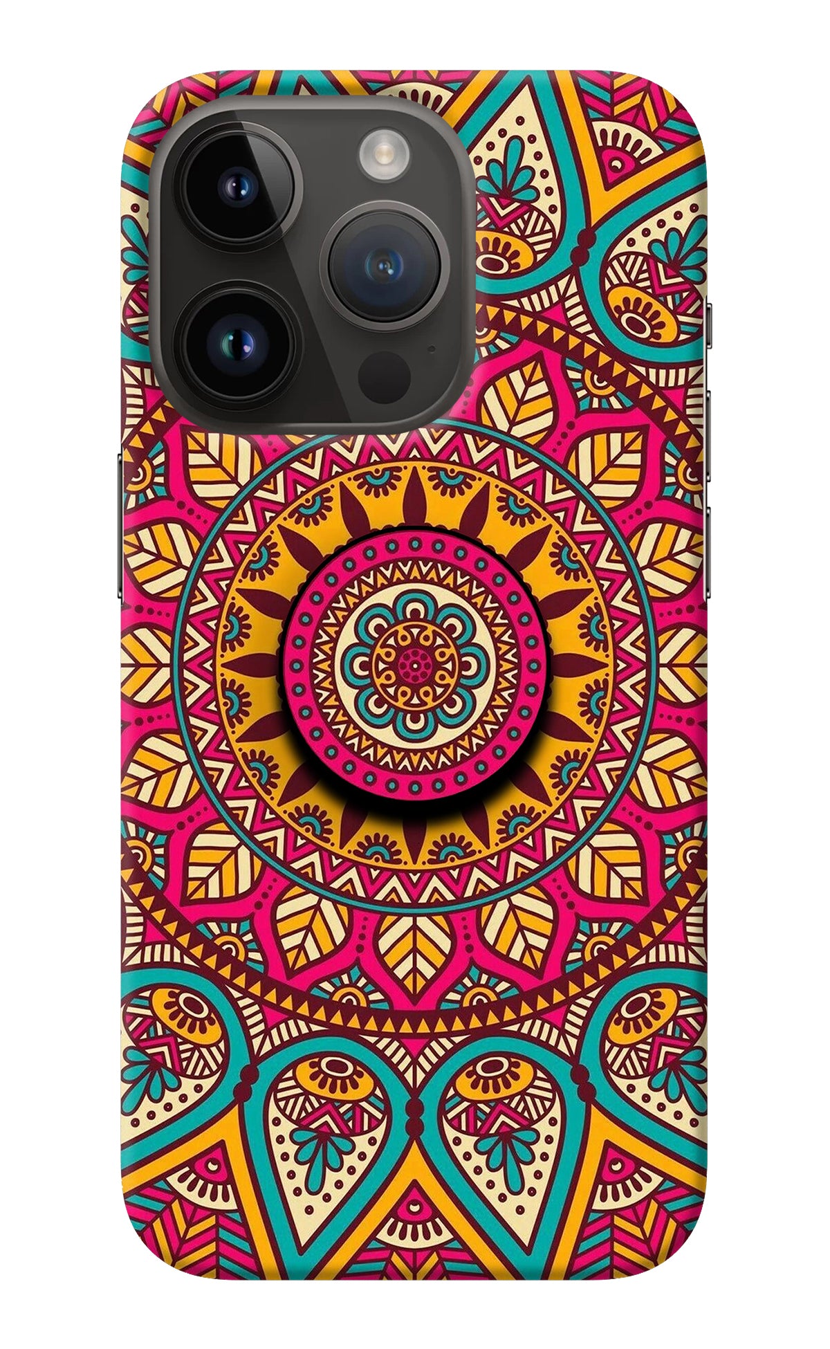 Mandala iPhone 14 Pro Pop Case