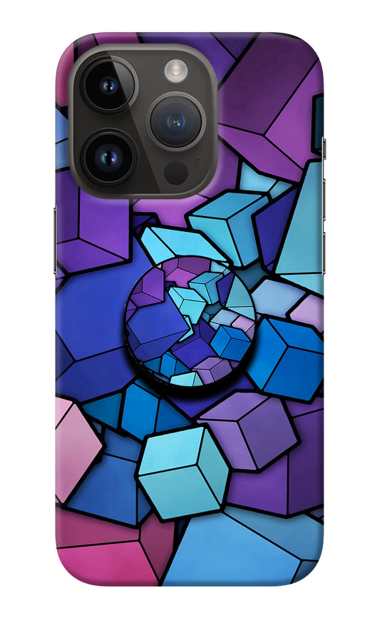 Cubic Abstract iPhone 14 Pro Pop Case