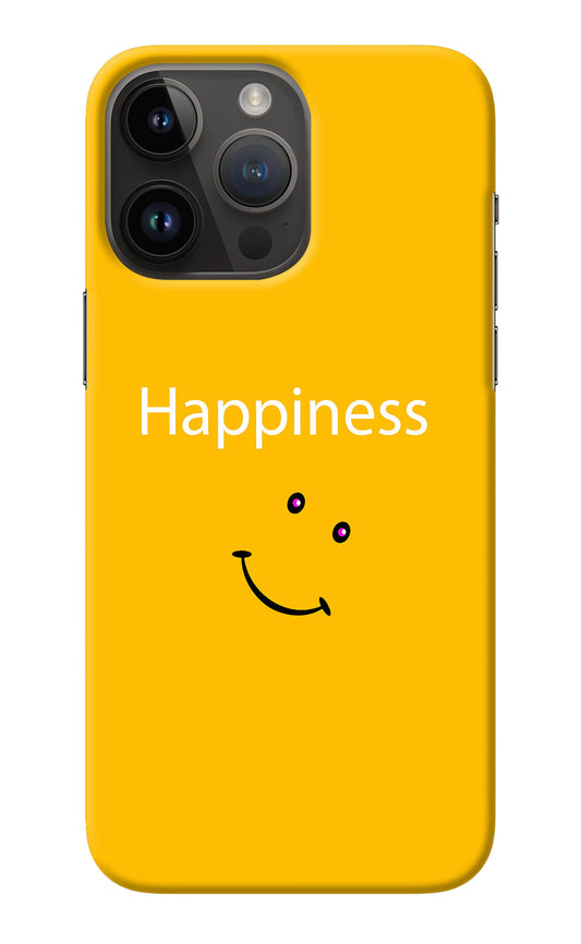 Happiness With Smiley iPhone 14 Pro Max Back Cover