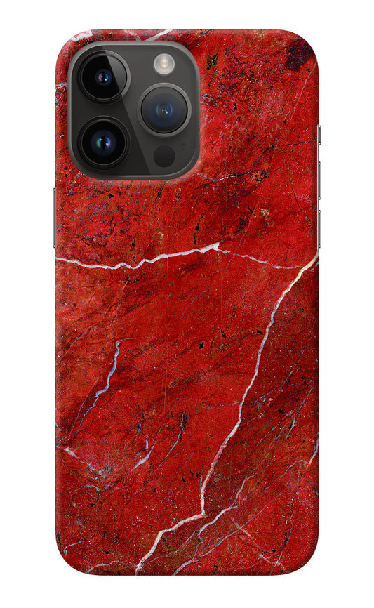 Red Marble Design iPhone 14 Pro Max Back Cover