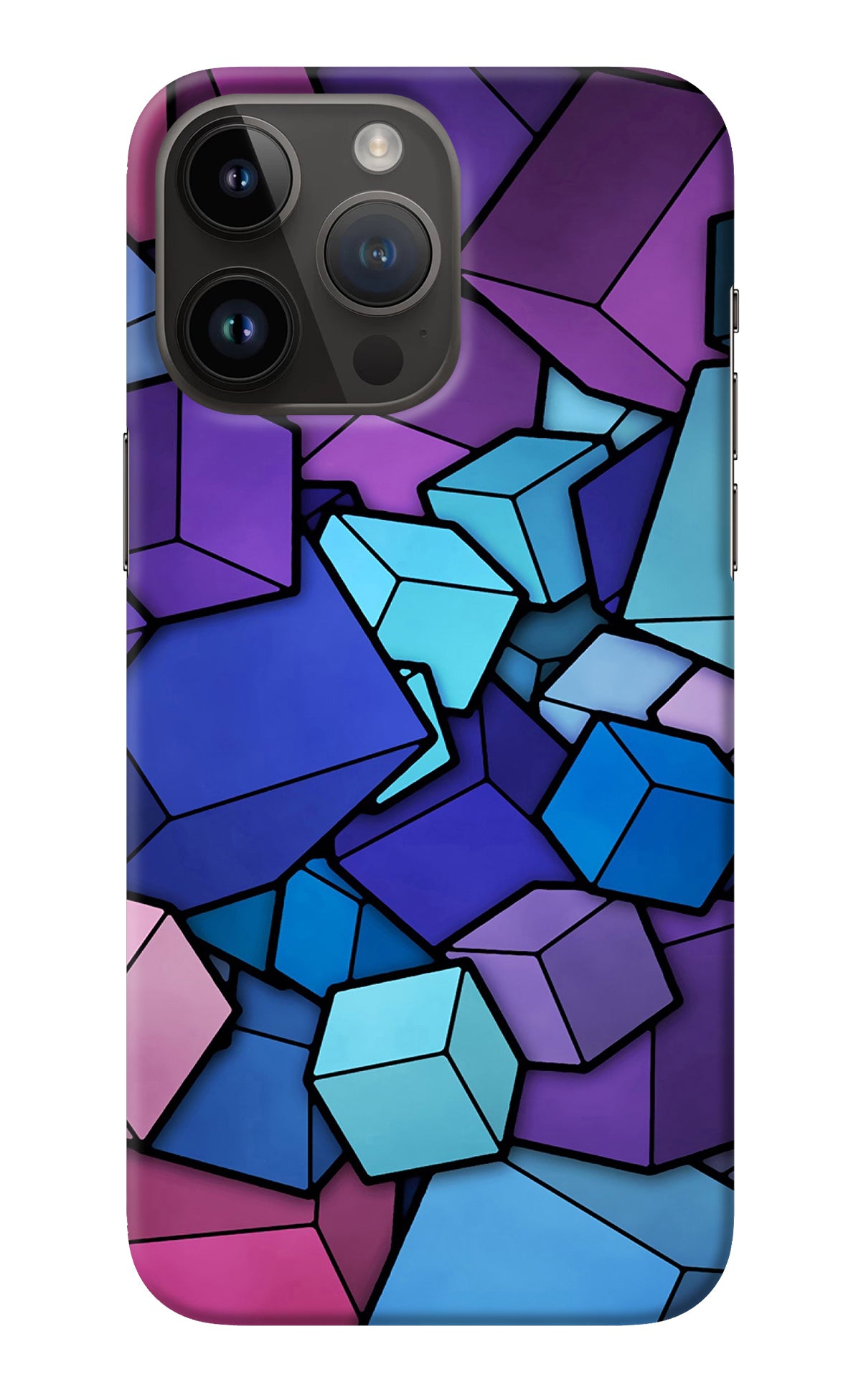 Cubic Abstract iPhone 14 Pro Max Back Cover