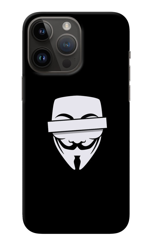 Anonymous Face iPhone 14 Pro Max Back Cover