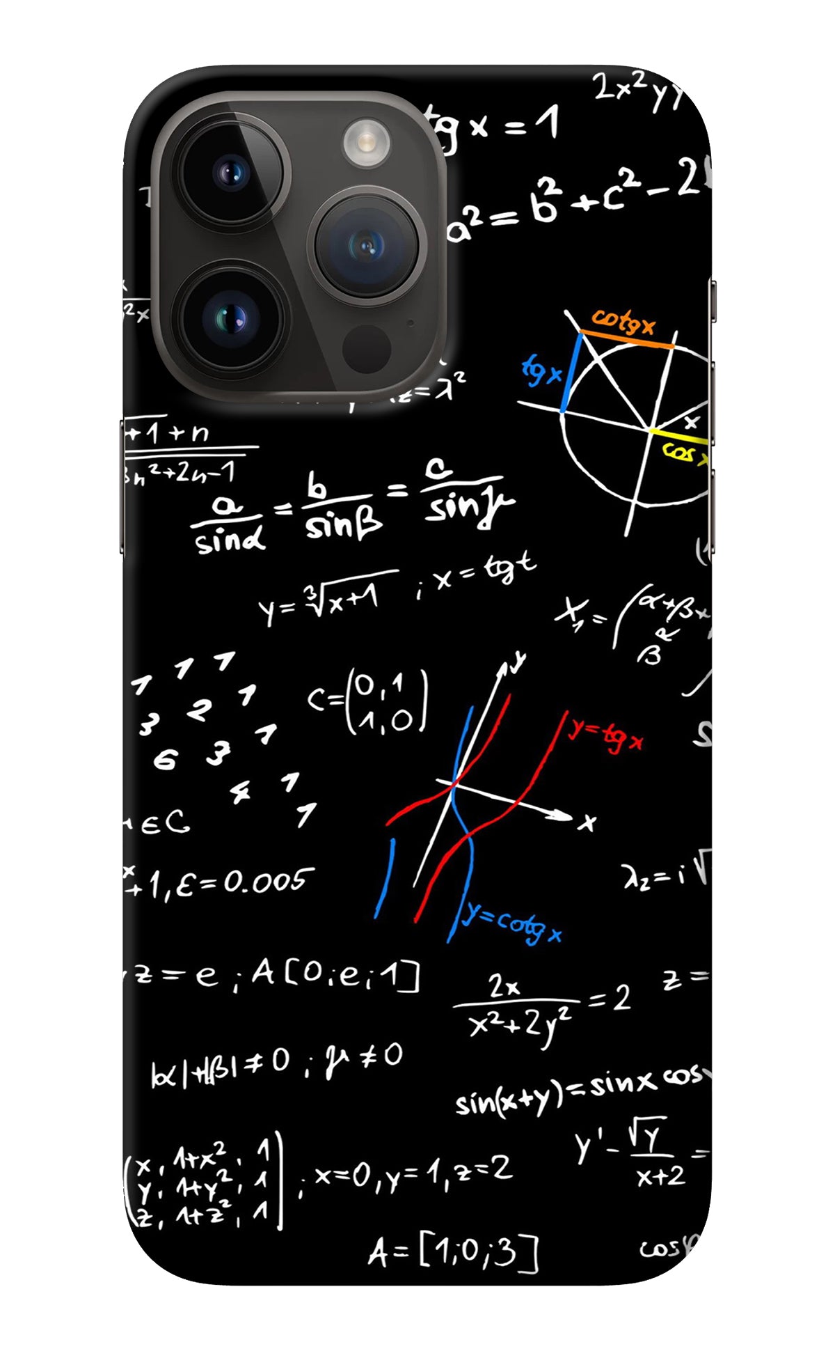 Mathematics Formula iPhone 14 Pro Max Back Cover