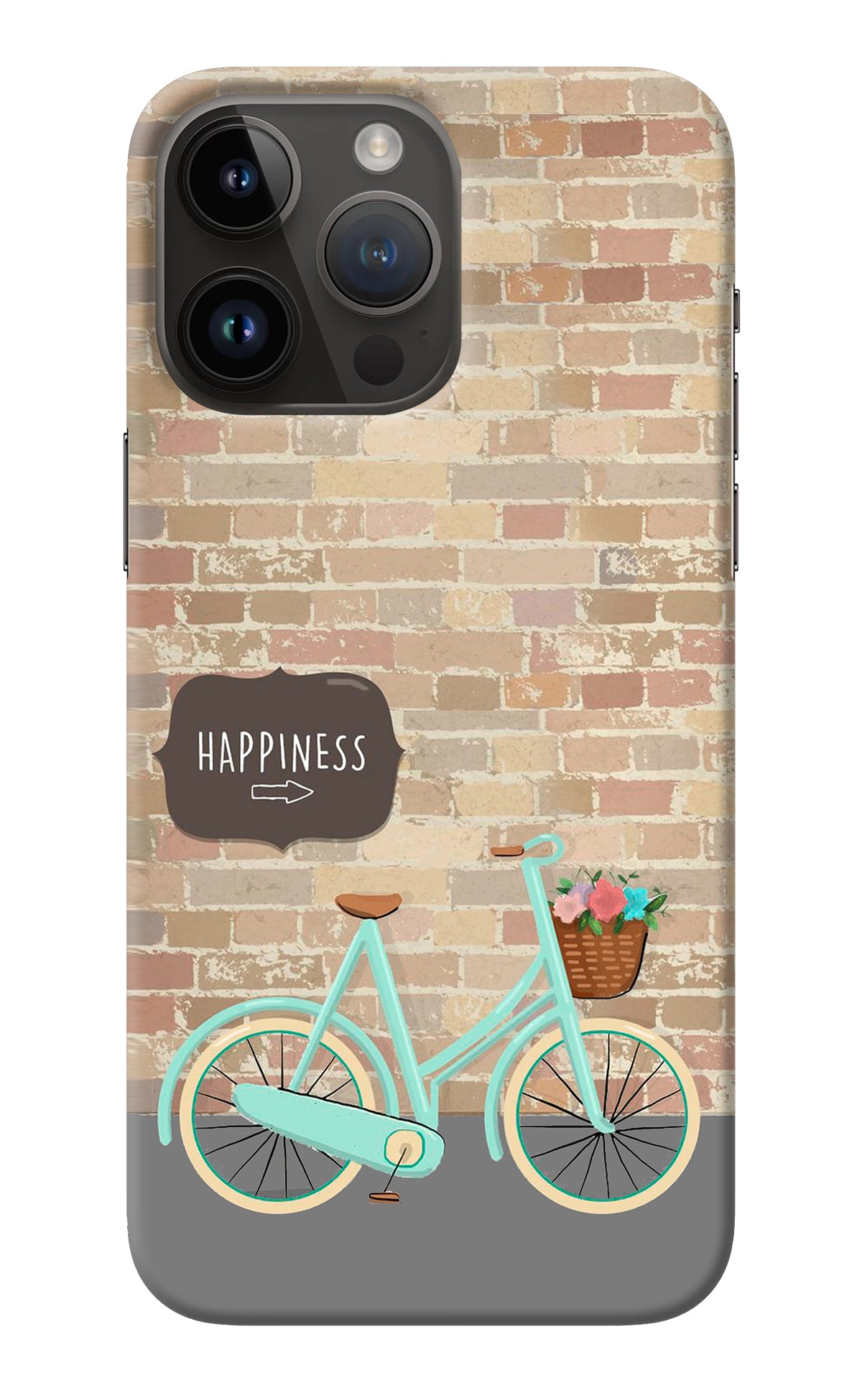 Happiness Artwork iPhone 14 Pro Max Back Cover