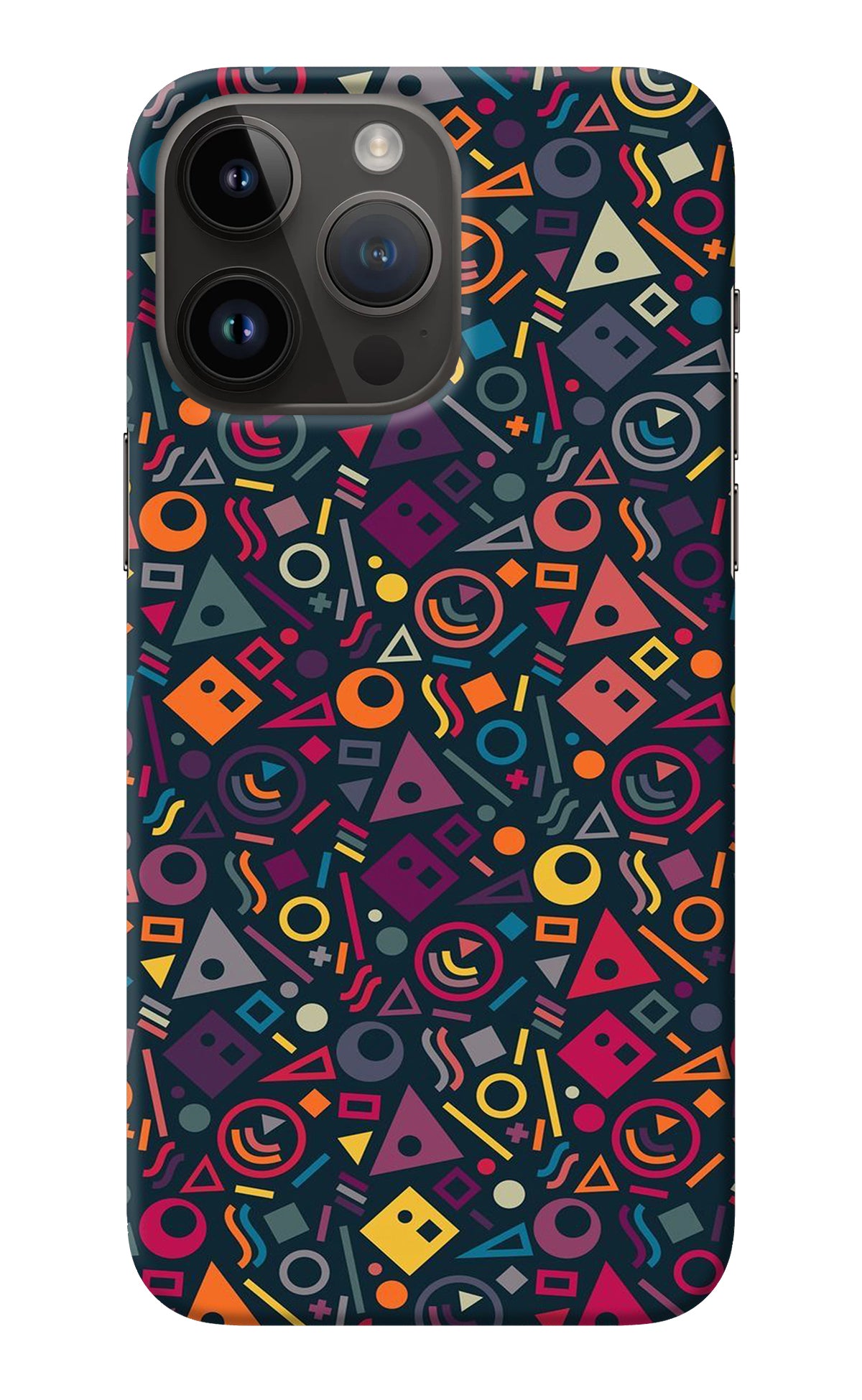 Geometric Abstract iPhone 14 Pro Max Back Cover