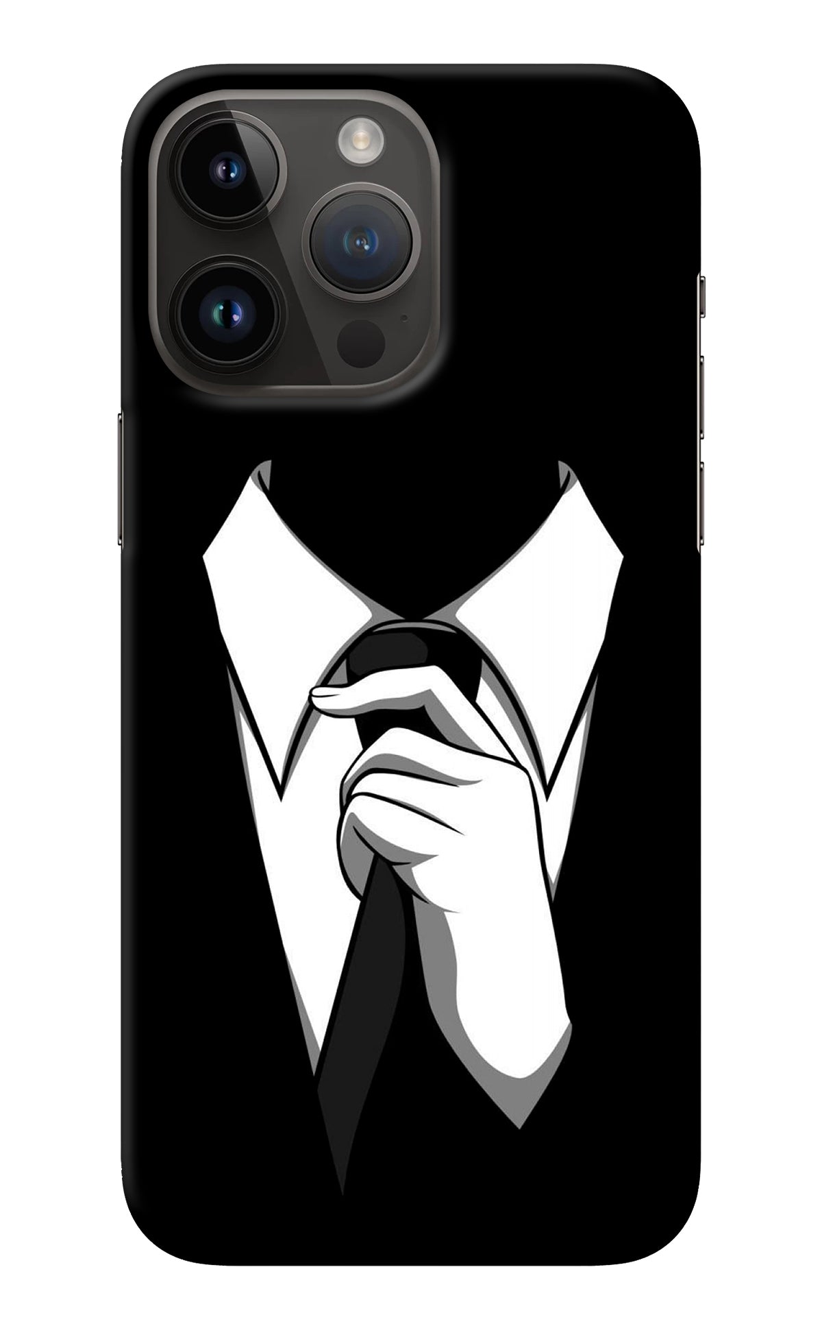 Black Tie iPhone 14 Pro Max Back Cover