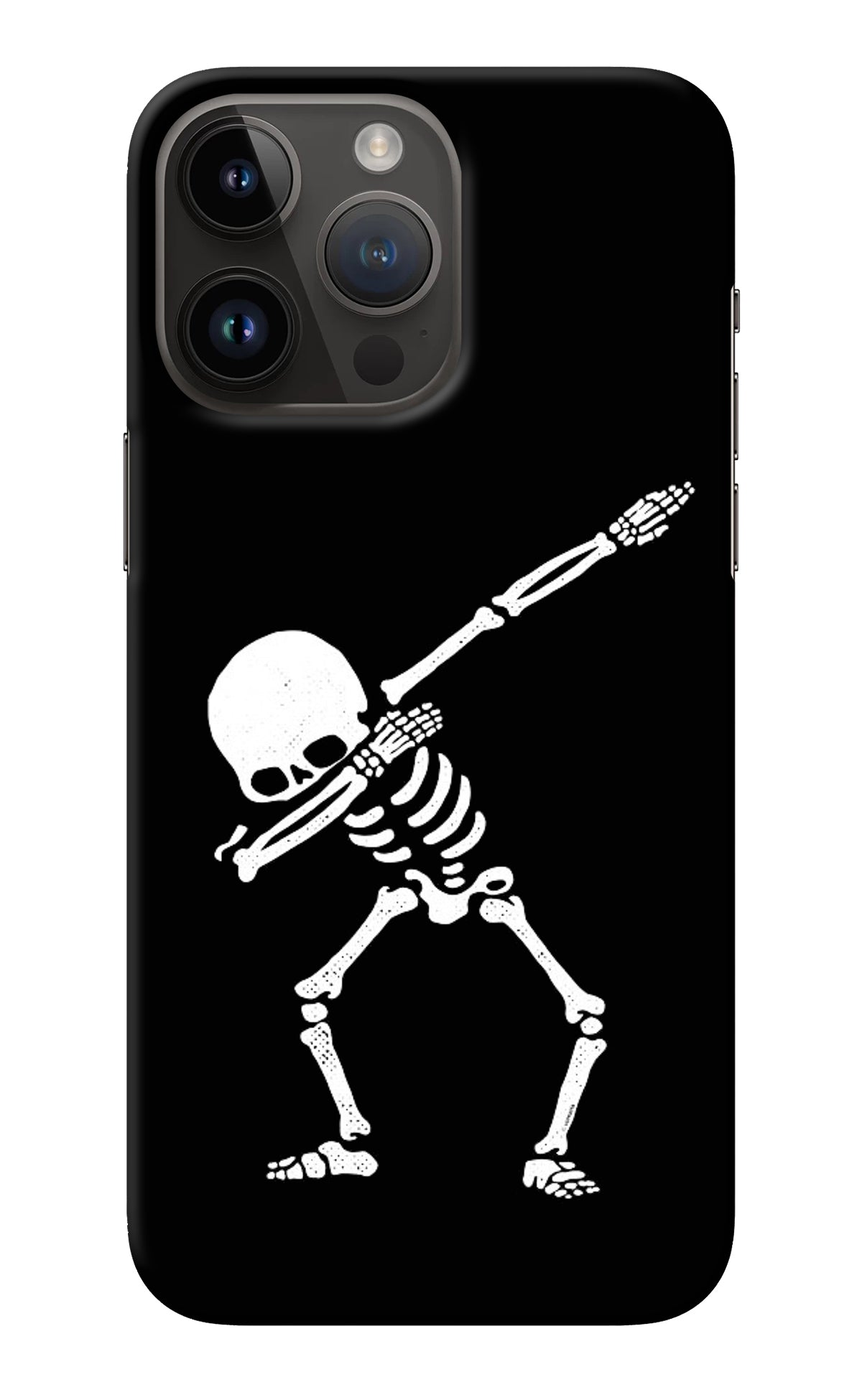 Dabbing Skeleton Art iPhone 14 Pro Max Back Cover