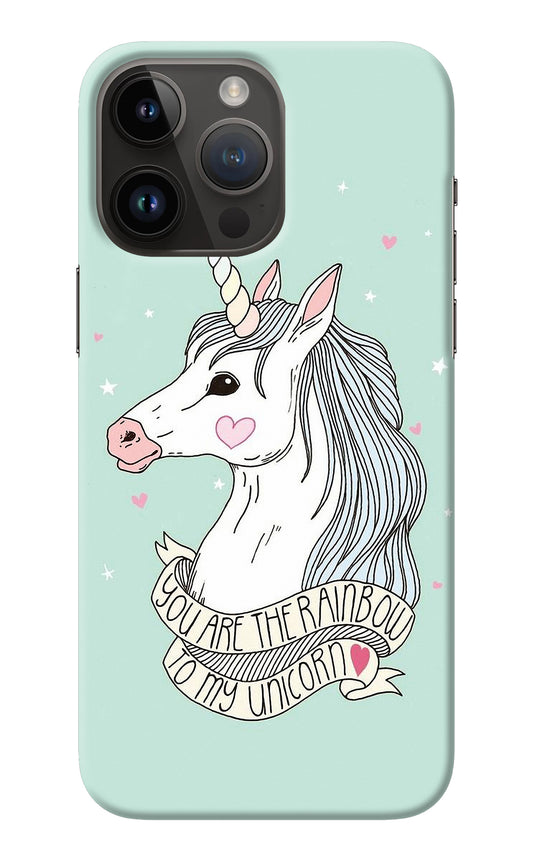 Unicorn Wallpaper iPhone 14 Pro Max Back Cover