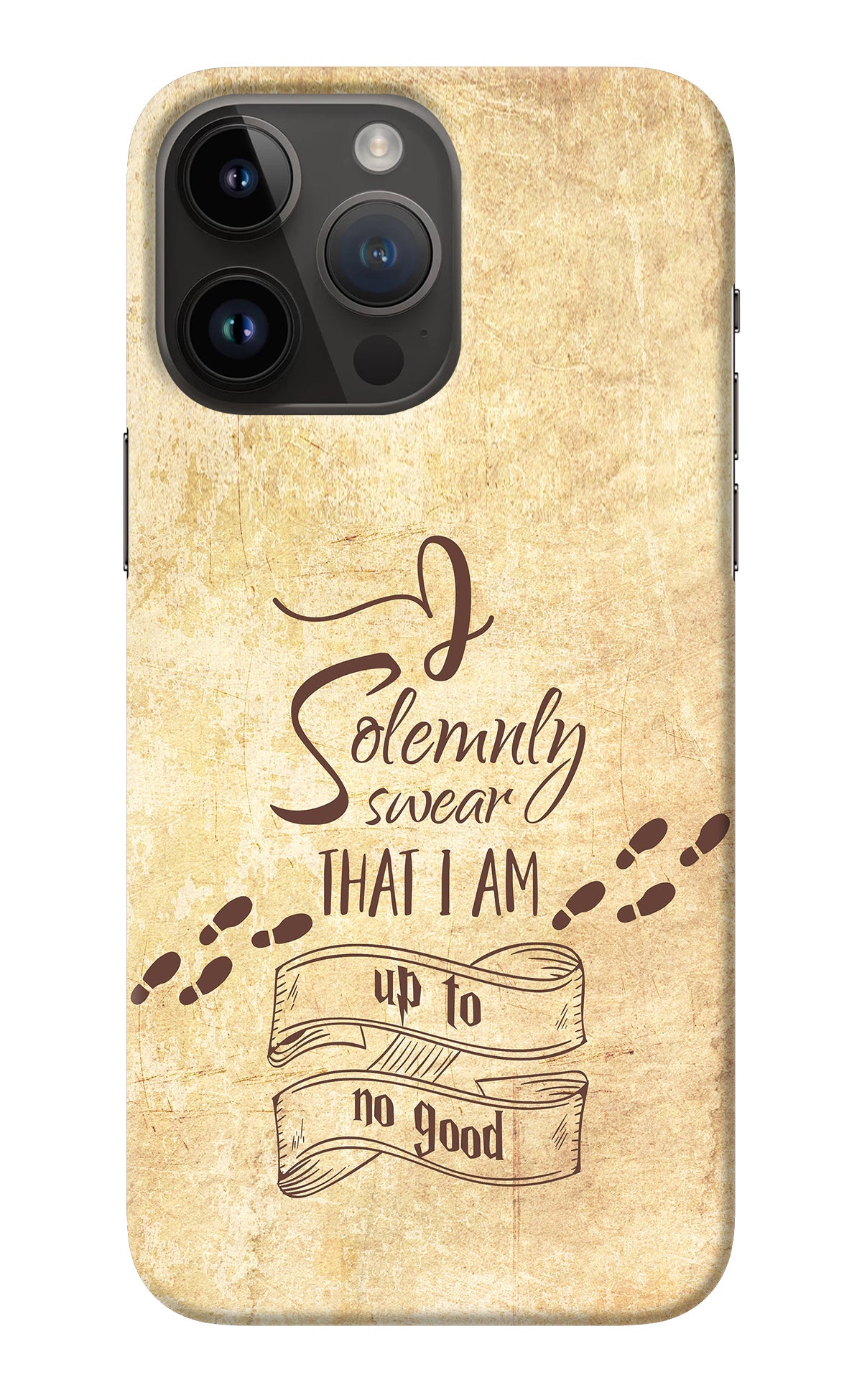 I Solemnly swear that i up to no good iPhone 14 Pro Max Back Cover