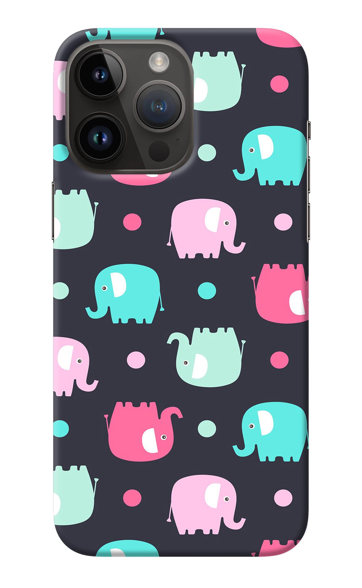 Elephants iPhone 14 Pro Max Back Cover