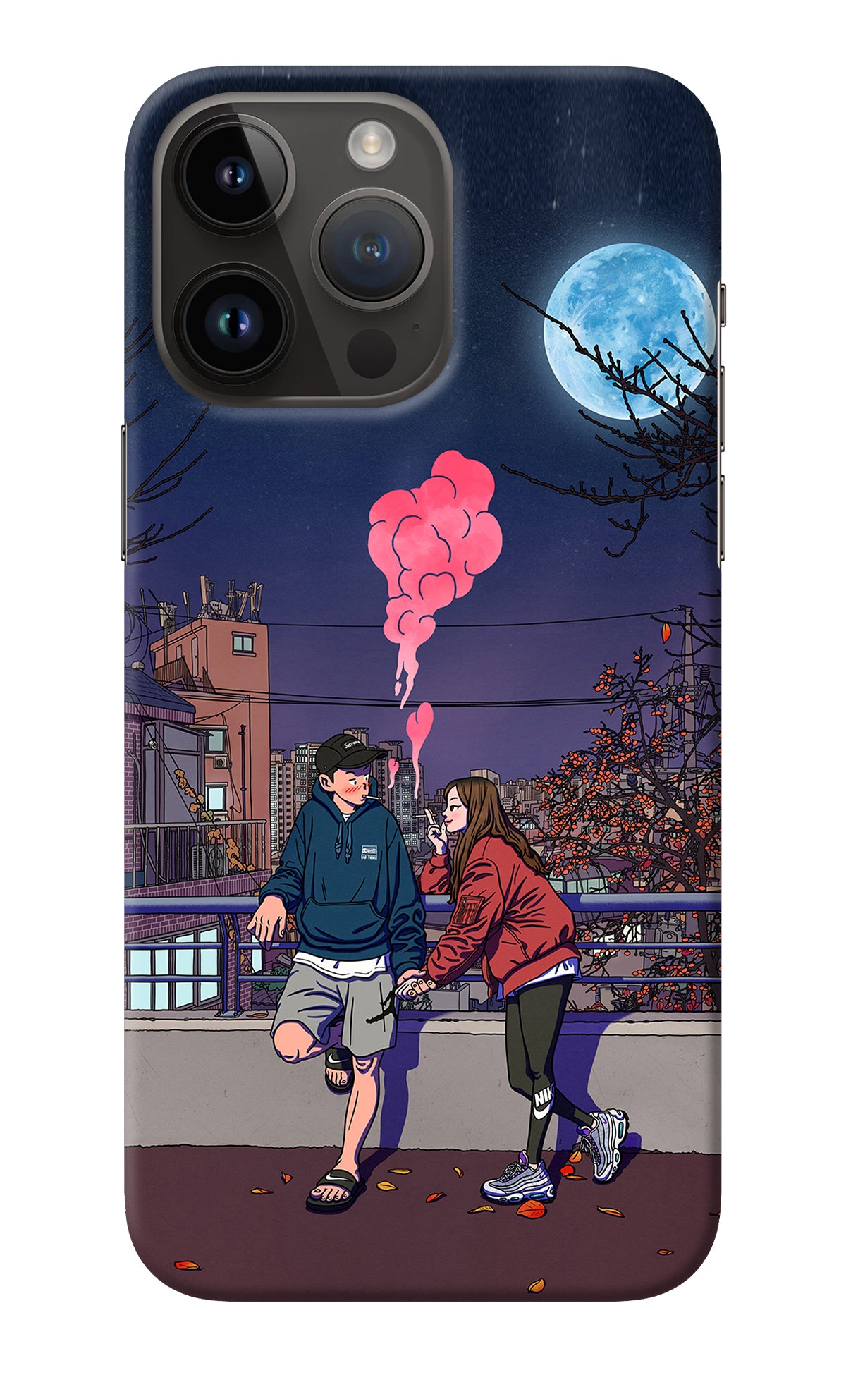 Chilling Couple iPhone 14 Pro Max Back Cover