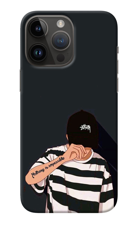 Aesthetic Boy iPhone 14 Pro Max Back Cover