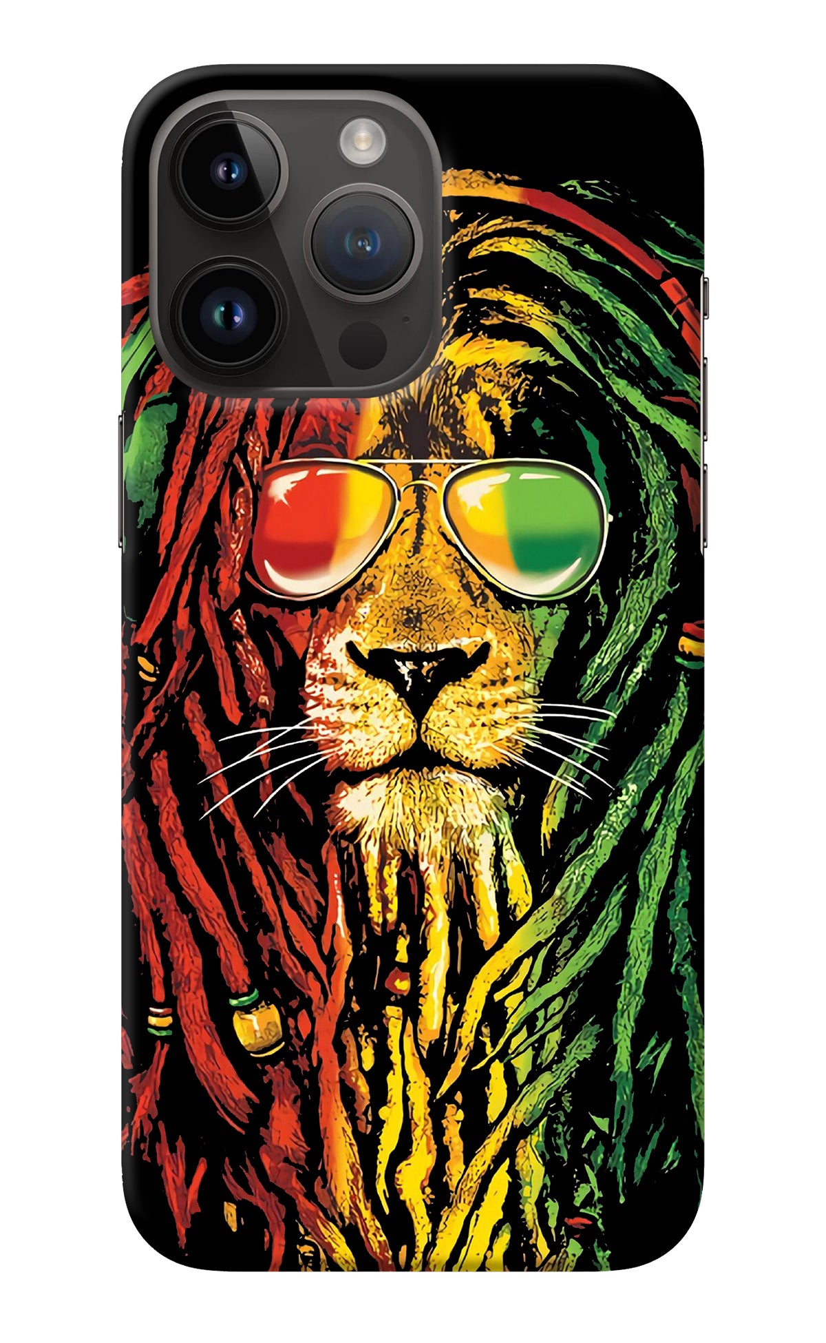 Rasta Lion iPhone 14 Pro Max Back Cover