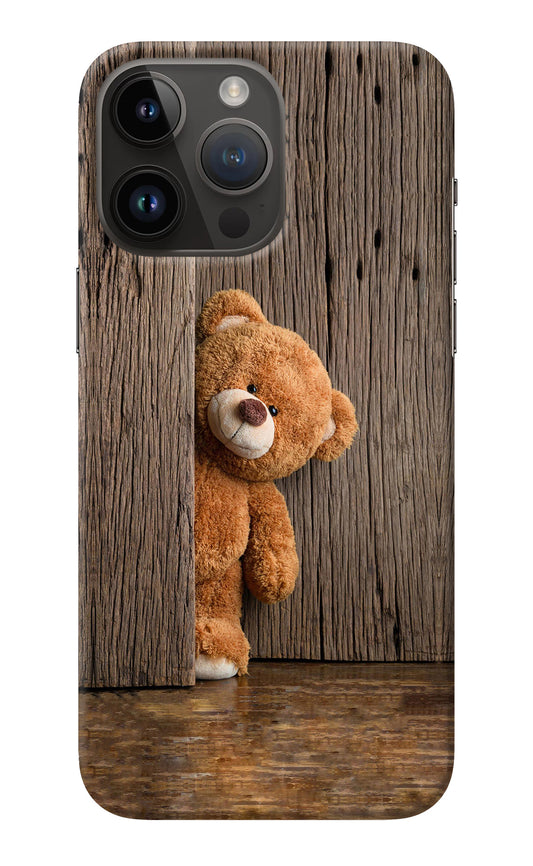 Teddy Wooden iPhone 14 Pro Max Back Cover