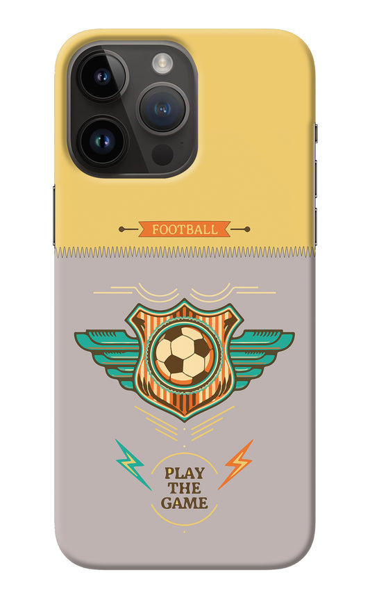 Football iPhone 14 Pro Max Back Cover