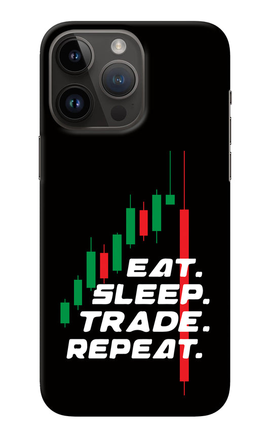 Eat Sleep Trade Repeat iPhone 14 Pro Max Back Cover