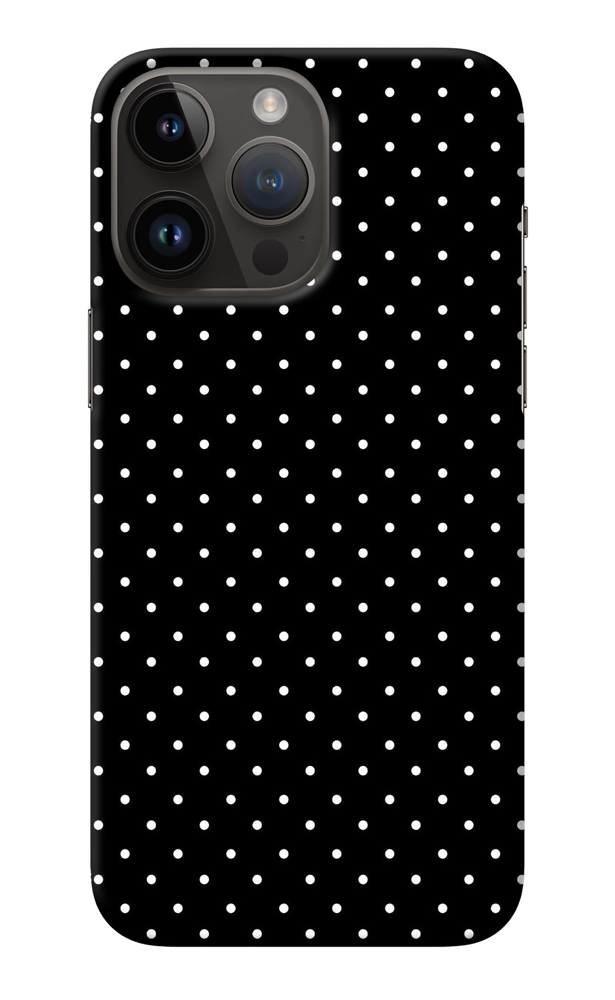 White Dots iPhone 14 Pro Max Back Cover