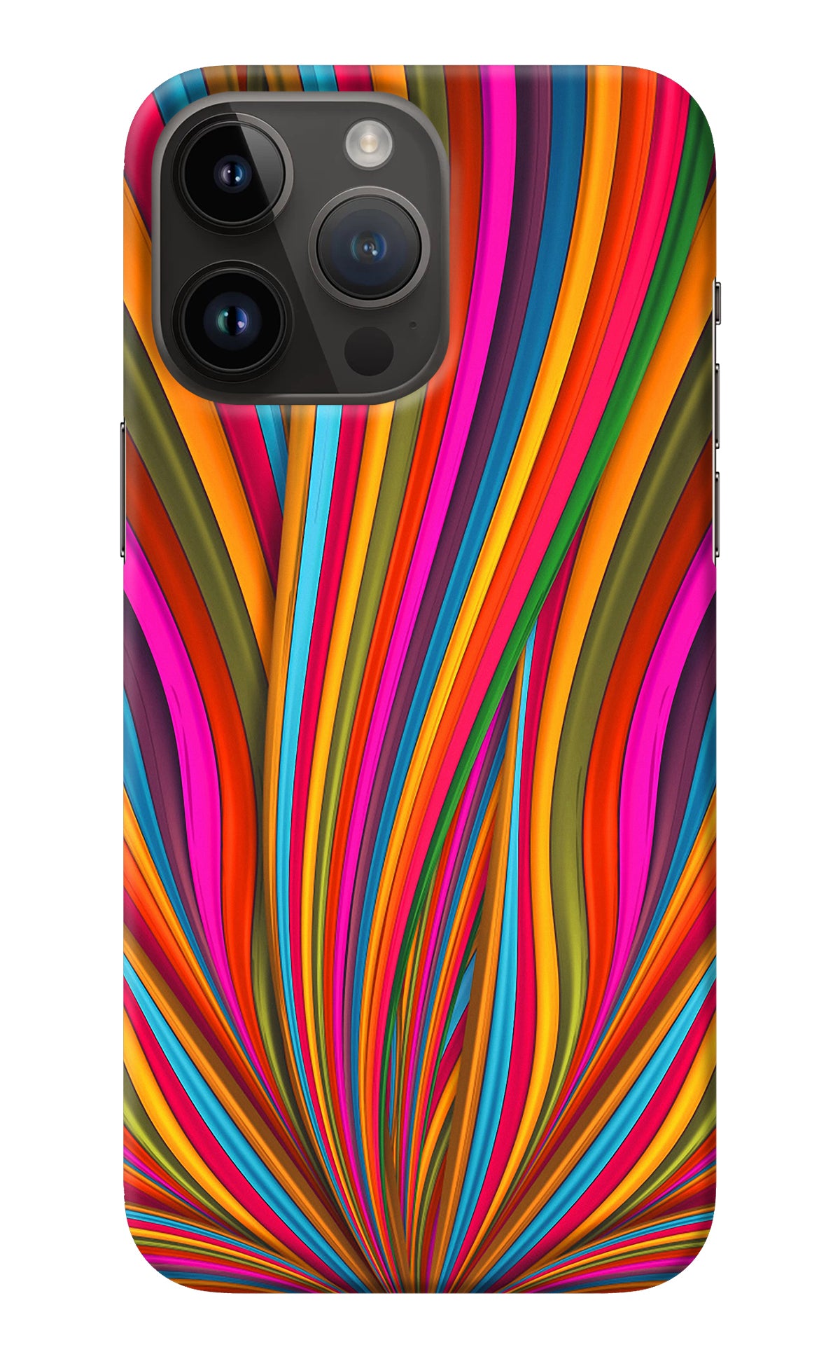 Trippy Wavy iPhone 14 Pro Max Back Cover