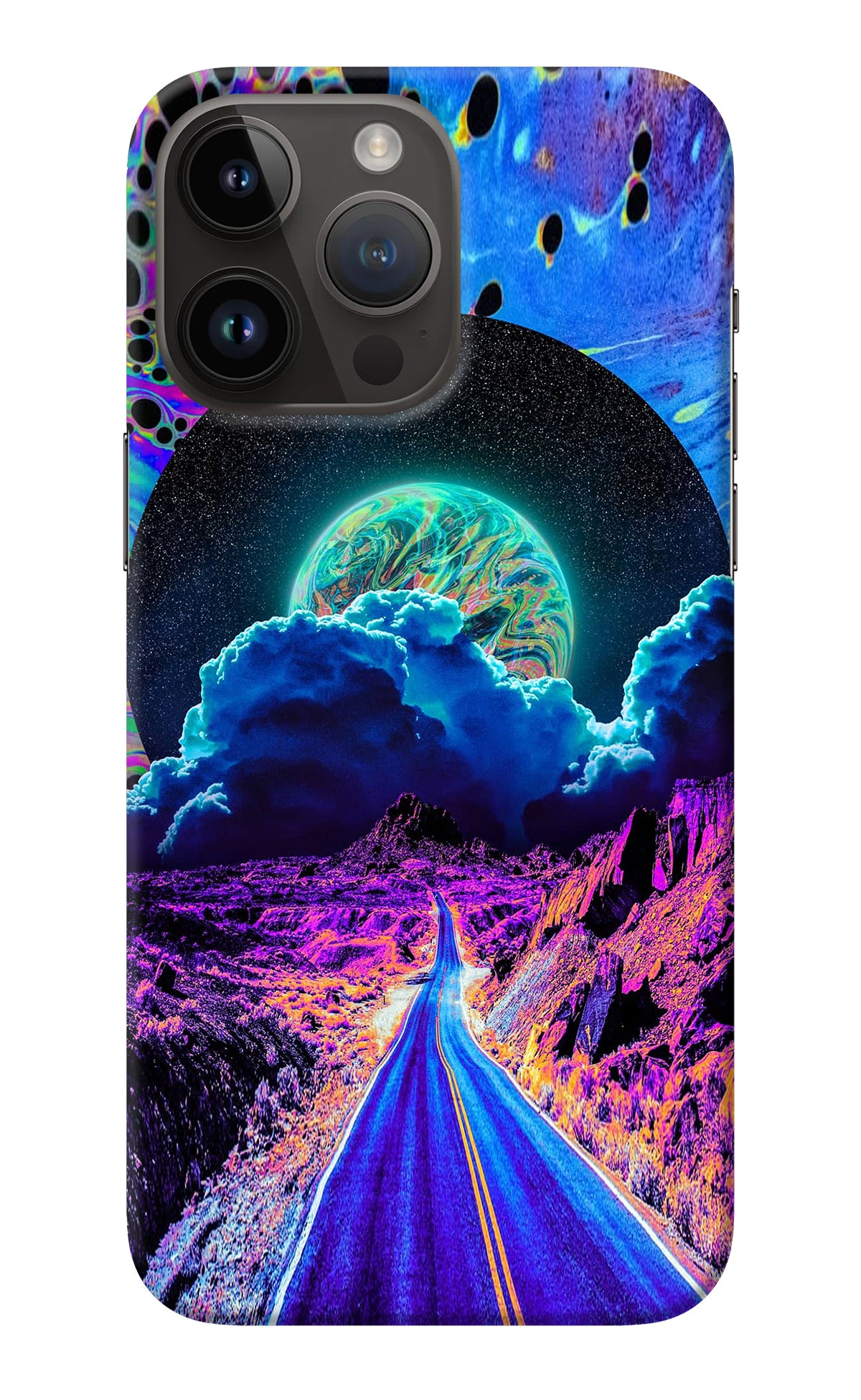 Psychedelic Painting iPhone 14 Pro Max Back Cover