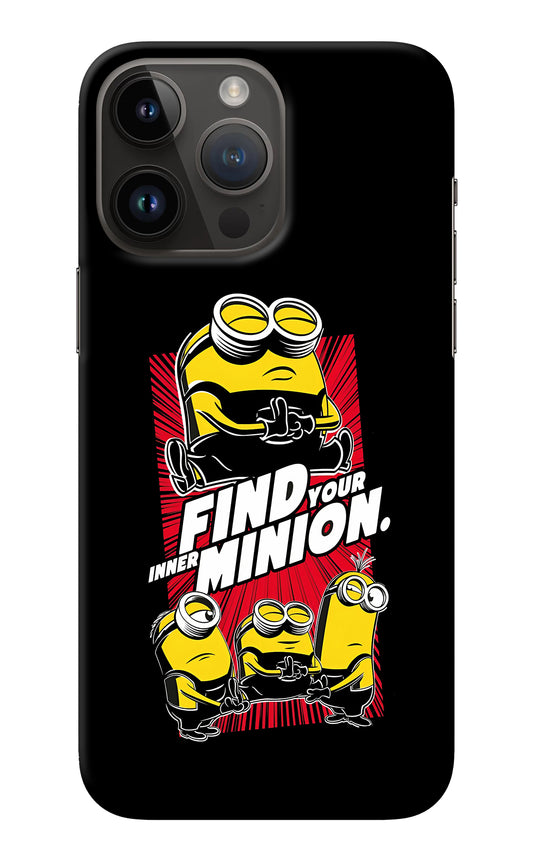 Find your inner Minion iPhone 14 Pro Max Back Cover