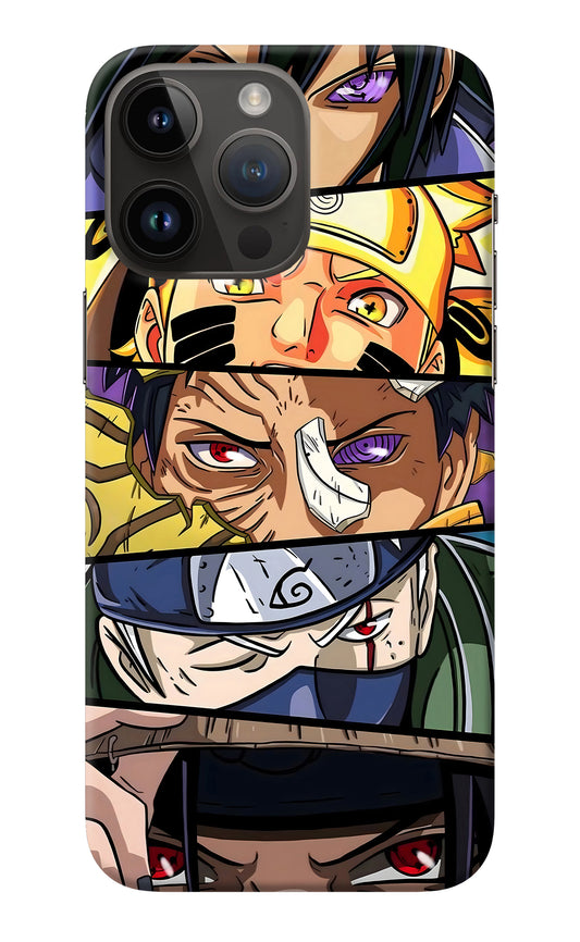 Naruto Character iPhone 14 Pro Max Back Cover