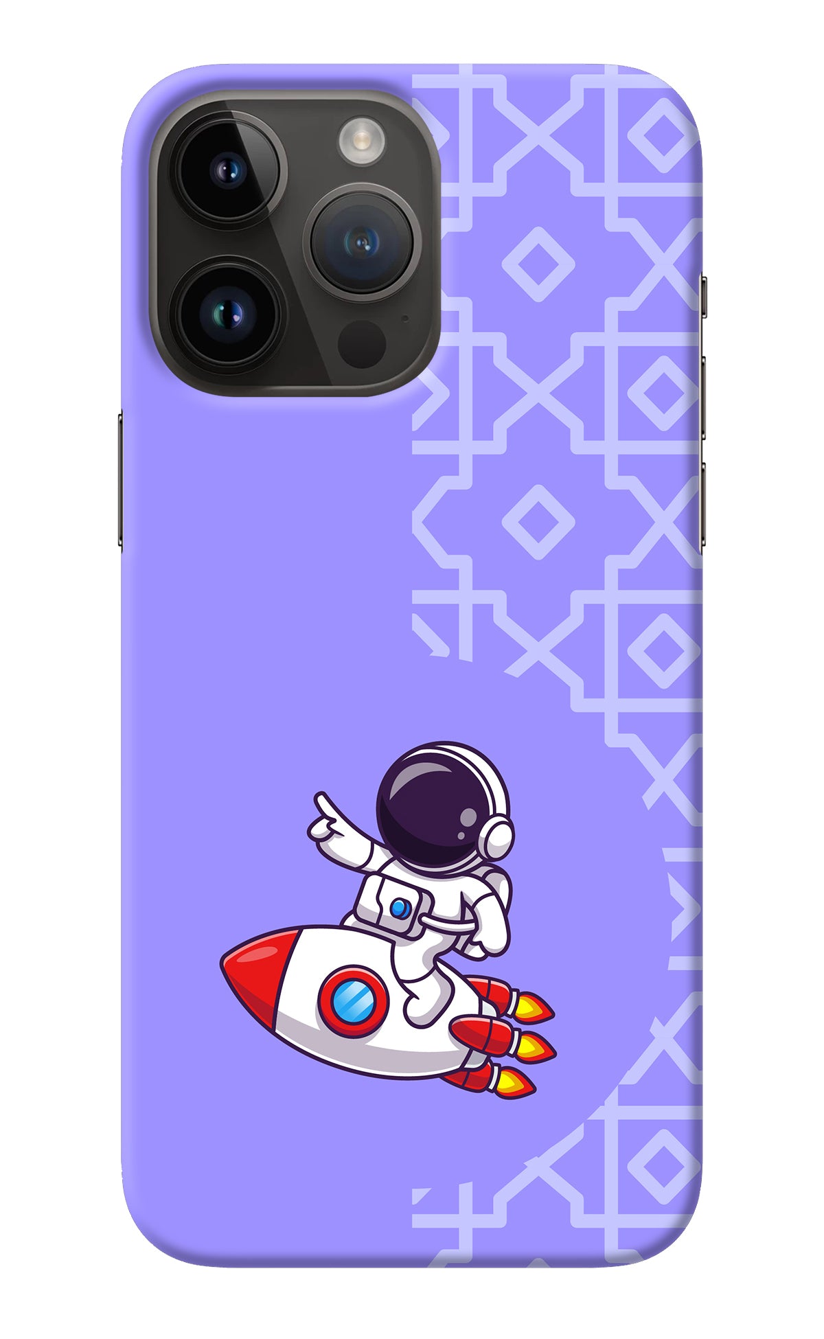 Cute Astronaut iPhone 14 Pro Max Back Cover