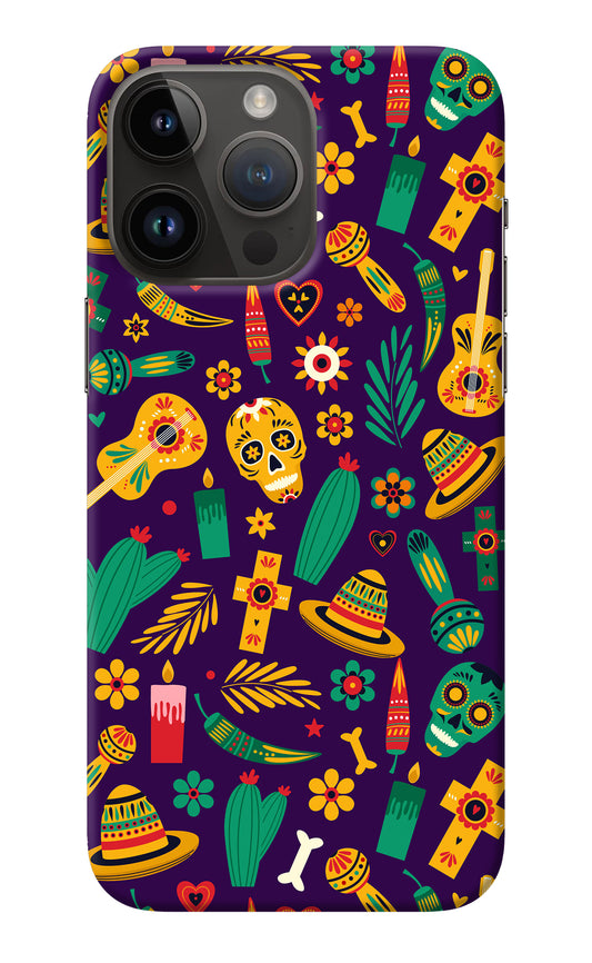 Mexican Artwork iPhone 14 Pro Max Back Cover