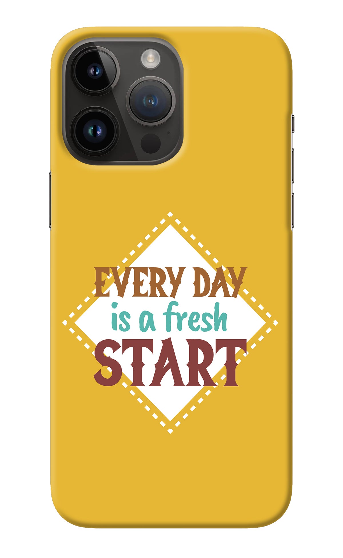 Every day is a Fresh Start iPhone 14 Pro Max Back Cover