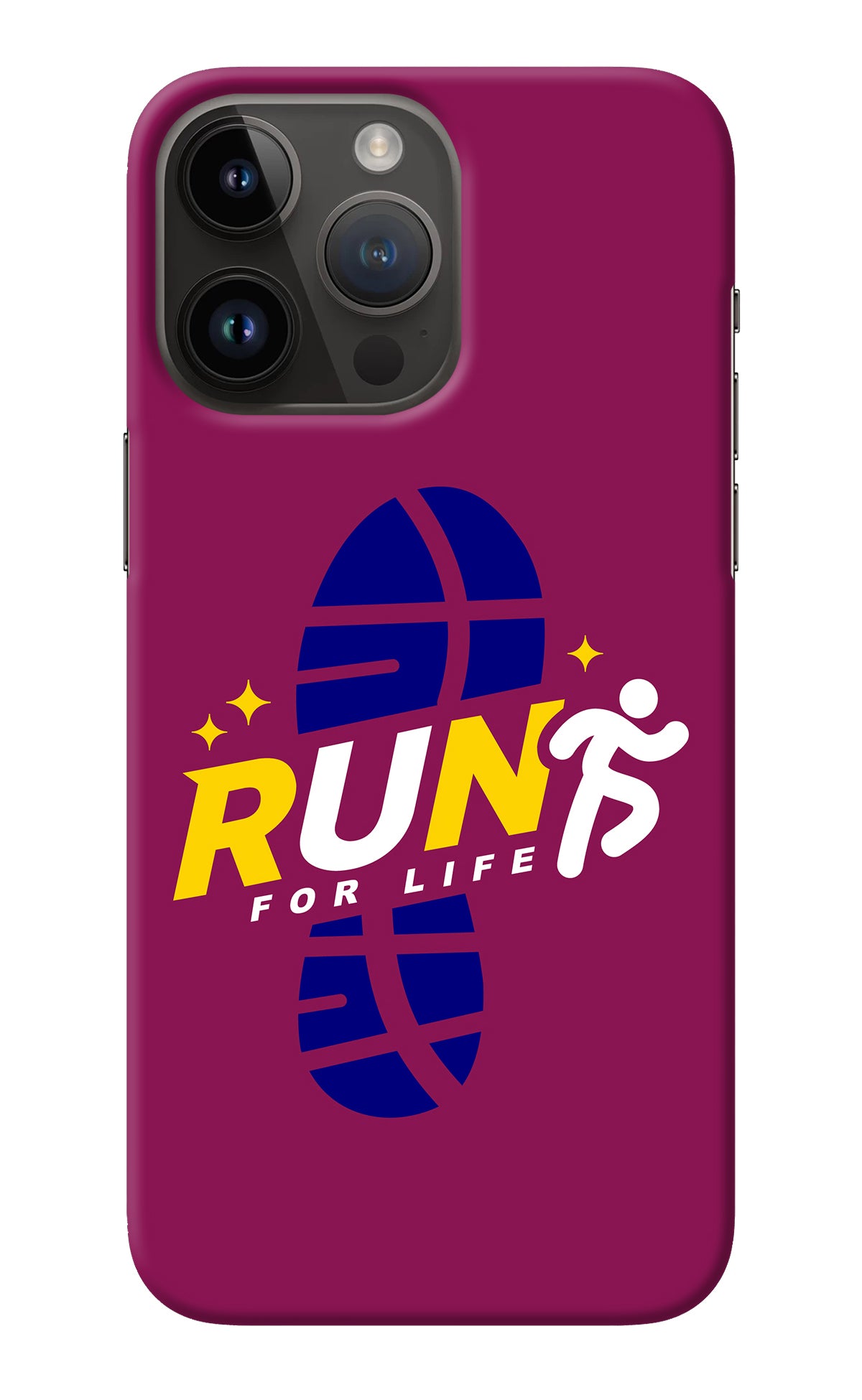 Run for Life iPhone 14 Pro Max Back Cover