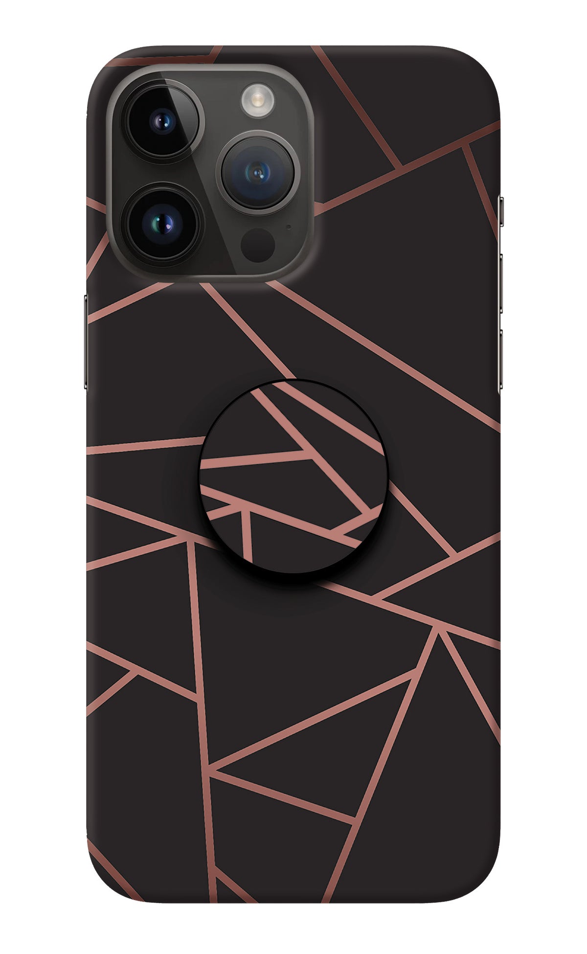 Geometric Pattern iPhone 14 Pro Max Pop Case