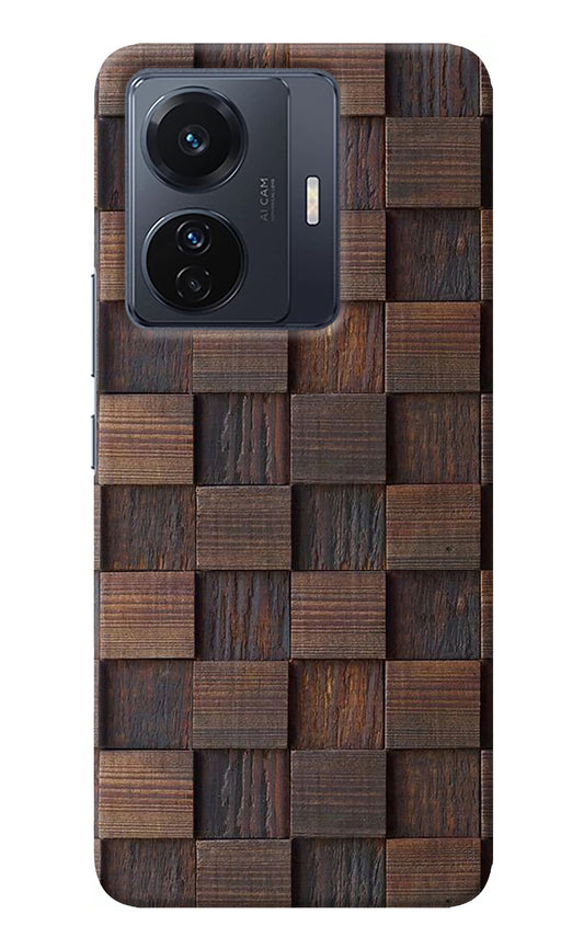 Wooden Cube Design Vivo T1 Pro 5G Back Cover