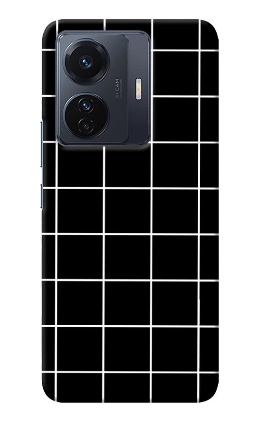 White Grid Vivo T1 Pro 5G Back Cover